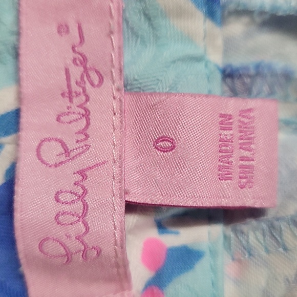 Lilly Pulitzer shells and starfish Pants size 0 EUC - Picture 2 of 3